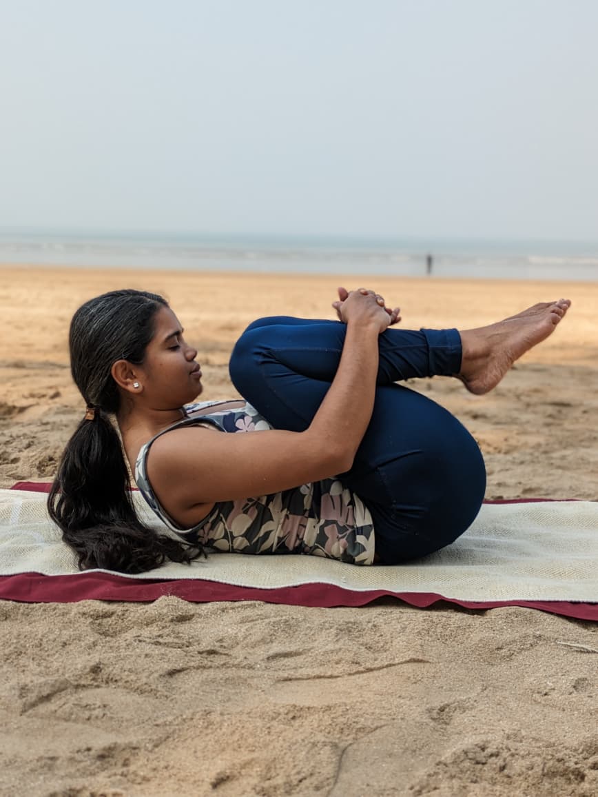Yoga practice at Yog Sattva