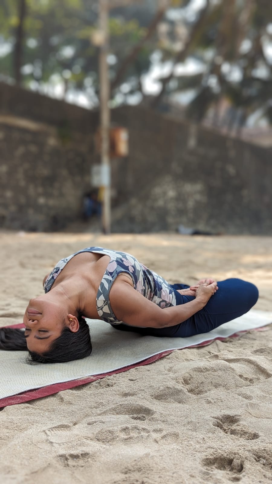 A yoga class in session at Yog Sattva